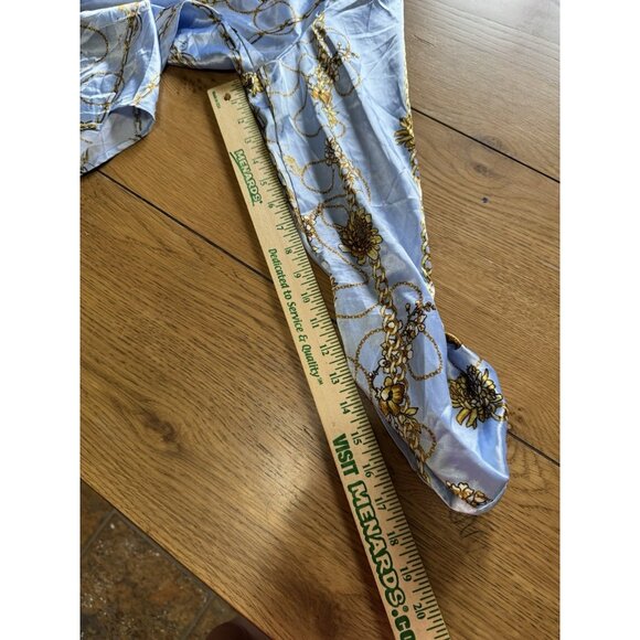 Rue 21 Women Size Large Long Sleeve Button Down Shirt Polyester Colorful Preppy - Picture 7 of 10